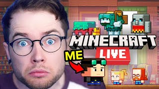 I WAS IN MINECRAFT LIVE 2022 [upl. by Louise]