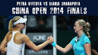 Petra Kvitova vs Maria Sharapova  China Open 2014 Finals [upl. by Adlar865]