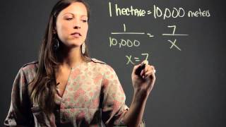 How to Convert Hectares to Meters  Math Education [upl. by Annert]