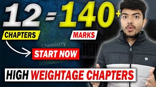 35 Days  140 Marks🔥Chemistry High Weightage Chapters For NEET 2024❤️ [upl. by Sabino]