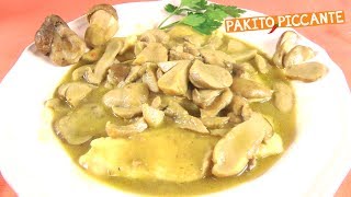 POLLO AI FUNGHI PORCINI Leggero e saporito • Ricetta di Pakitopiccante [upl. by Annmarie]