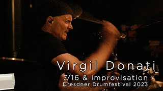 Virgil Donati  716  Improv Dresden Drumfestival 2023 [upl. by Roch634]