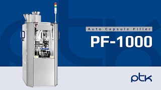 PTK Capsule Filling Machine PF 1000 Series [upl. by Htabazile]