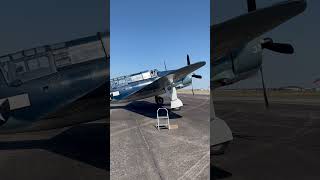 The extremely rare CurtissWright SB2C Helldiver operated by the CAF at Wings Over Houston Airshow [upl. by Carney890]