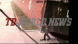 China inmate escape caught on CCTV [upl. by Selassie]