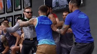 Conor McGregor and Cody Garbrandt nearly ignite a brawl [upl. by Ohploda860]