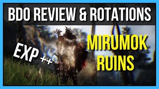 The BEST Mirumok Ruins Trees Rotation for FAST Experience  Black Desert Online Review [upl. by Windzer]