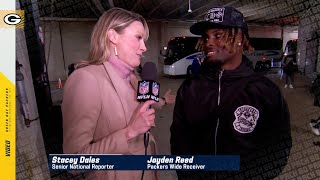 Jayden Reed on returning to his hometown of Chicago  Packers vs Bears [upl. by Ttej]