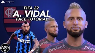 FIFA 22  ARTURO VIDAL FACE Tutorial  Stats  Flamengo [upl. by Athey]