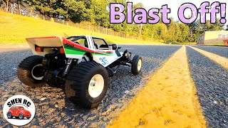 TAMIYA GRASSHOPPER UPGRADES GPS SPEED RUN 2s Lipo [upl. by Artinak985]