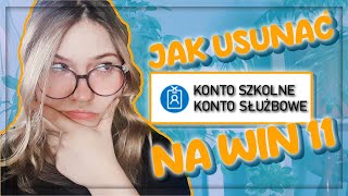 Jak usunąć konto szkolne lub służbowe z komputera Szybki sposób windows 11  vvickyradnik [upl. by Laughton342]