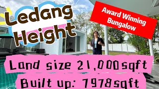 Ledang Height Bungalow Award Winning Architecture Design [upl. by Alled416]