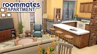 Cozy Roommates Apartment  The Sims 4 Speed Build Apartment Renovation [upl. by Trebbor351]