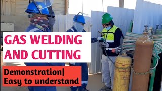 Gas Cutting welding safety Gas Welding Hazards Risk Gas Cutting Training [upl. by Wailoo]