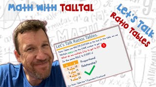 Ratio Tables  Math with TallTal [upl. by Al]