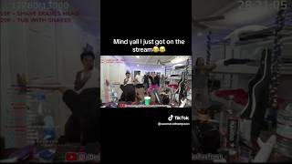 Deshae caught that shit tho 😂😂deshaefrost livestream subscribe like [upl. by Dnana]