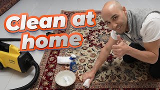 How to Clean Your Oriental Rug at Home  DIY Rug Care [upl. by Hillary]