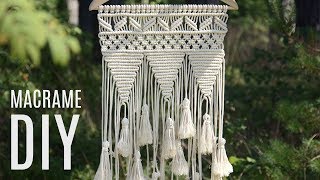 DIY Macramé Wall Hanging Easy Tutorial by Macrame School  Home Decor Ideas [upl. by Allegra]