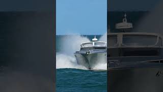 Magnum 50 entering at full throttle Haulover inlet [upl. by Philips]