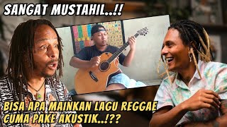 TIDAK MUNGKIN❗FANS BOB MARLEY HISTERIS ALIP BA TA MAINKAN SELURUH INSTRUMEN REGE DENGAN AKUSTIK [upl. by Elaynad]