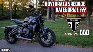 Test Motora Triumph Trident 660 2024 First Ride  Review [upl. by Rodgiva]