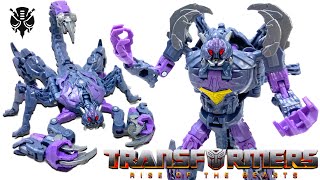 Transformers Studio Series 107 RISE OF THE BEASTS Deluxe Class SCORPONOK Review [upl. by Ansel660]