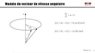 82 Vitesse angulaire [upl. by Shanan]