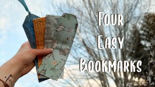 DIY Fabric Bookmarks  Super Easy Tutorial [upl. by Adur]