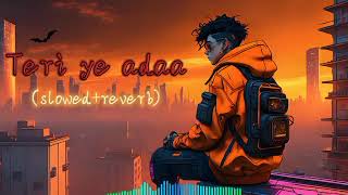 TERI YE ADAA SONG SLWOEDREVERB LOFI SONG newsong hindisong song like [upl. by Ennavoj965]