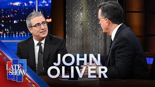 quotThe Longer The Line The Betterquot  John Oliver Likes Voting In Person On Election Day [upl. by Wrightson]