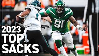 Highlights Best Of DOMINANT Jets Defense Sacks From 2023 Season [upl. by Kerin252]