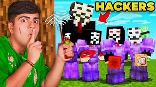 I SNUCK Into a HACKERS ONLY Server in Minecraft [upl. by Aihsaei691]