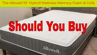 Allswell 10quot Hybrid Mattress With Memory Foam and Coils [upl. by Wrennie]