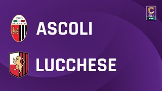 Ascoli  Lucchese 12  Gli Highlights [upl. by Polad]