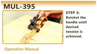 MUL395 Heavy Duty Tensioner for LashingCord Strapping [upl. by Robb]