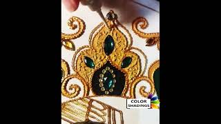 How to make jewels on a mandala painting [upl. by Phyl]