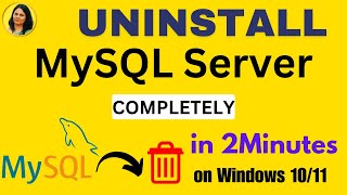 How to Uninstall MySQL Completely From Windows 1011 2024  Completely Remove MySQL from Computer [upl. by Ymor]