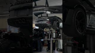 Porsche GT3 RS exhaust system gt3rs porsche [upl. by Trebreh65]