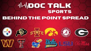 DOC TALK SPORTS Behind The Point Spread College Football amp NFL picks tips odds predictions [upl. by Reiko612]