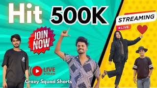 Khelega Free Fire😂  Crazy Squad  shorts comedy funny youtubeshorts shortslive livestream [upl. by Tandi]