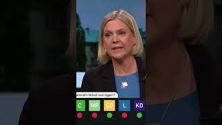 Magdalena Andersson tycker som Jimmie Åkesson om tiggeri [upl. by Hulton]