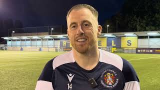 Slough Town 71 AFC Dunstable  Scott Davies interview  16 July 2024 [upl. by Zabrina]