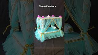 Krishna Bed shorts trending viral diy SimpleKreativeK [upl. by Enyalb242]