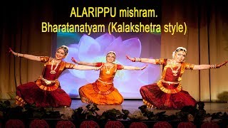 ALARIPPU mishram Bharatanatyam Kalakshetra style [upl. by Eslek]