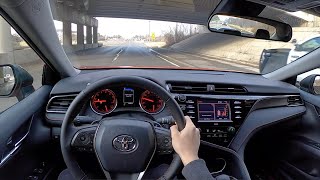 2020 Toyota Camry TRD V6  POV Review [upl. by Fachini952]