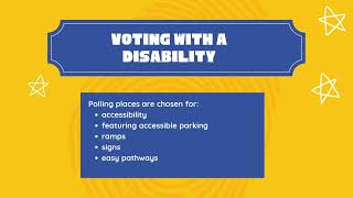 Voting with a Disability  Ready to Vote [upl. by Origra727]