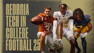 Previewing Georgia Tech in EA Sports College Football 25 [upl. by Ylliw]