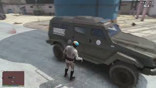 GTA V  Bolingbroke Penitentiary Shootout  Ten Stars Escape  RDE 404 Expanded [upl. by Nhguahs739]