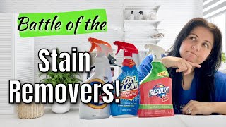 💦 Which laundry stain remover is the BEST 💦 Shout vs Resolve vs Oxy Clean [upl. by Eelhsa948]