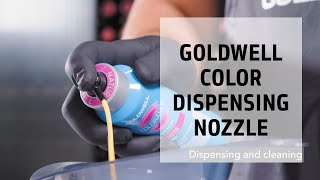 Goldwells Color Dispensing Nozzle  Reduce Hair Color Waste  Goldwell Education Plus [upl. by Tattan]